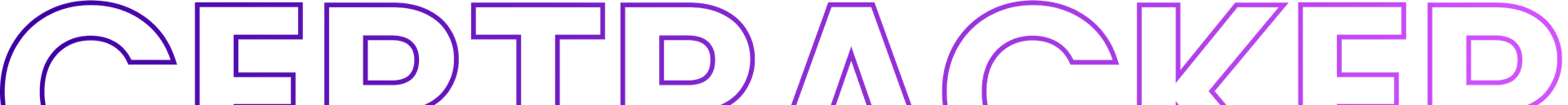 Certracker footer text
