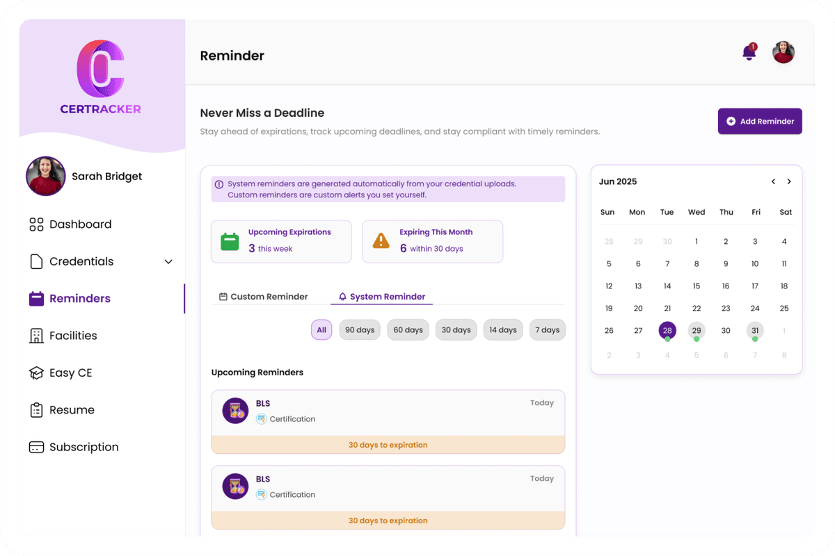 Smart Expiration Reminders