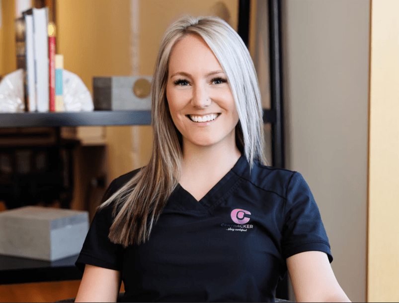 Devin Patterson in CerTracker scrubs