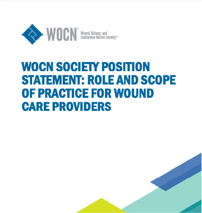 WOCN Society Position Statement: Role and Scope of Practice for Wound Care Providers