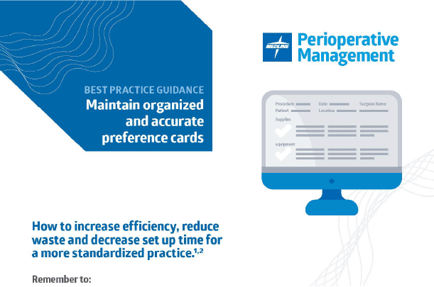 Guidelines for Preference Card Management